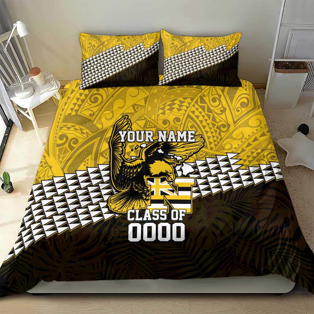 Hawaii Nanakuli High Alumni Custom Bedding Set Kanaka Arrows Tropical Vibes LT7 - Polynesian Pride