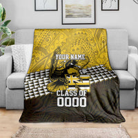 Hawaii Nanakuli High Alumni Custom Blanket Kanaka Arrows Tropical Vibes