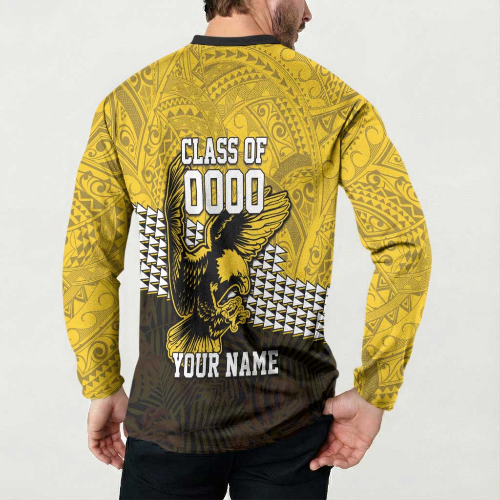 Hawaii Nanakuli High Alumni Custom Button Sweatshirt Kanaka Arrows Tropical Vibes
