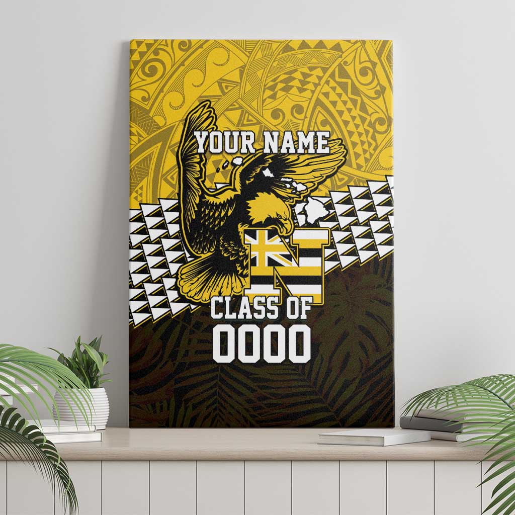 Hawaii Nanakuli High Alumni Custom Canvas Wall Art Kanaka Arrows Tropical Vibes