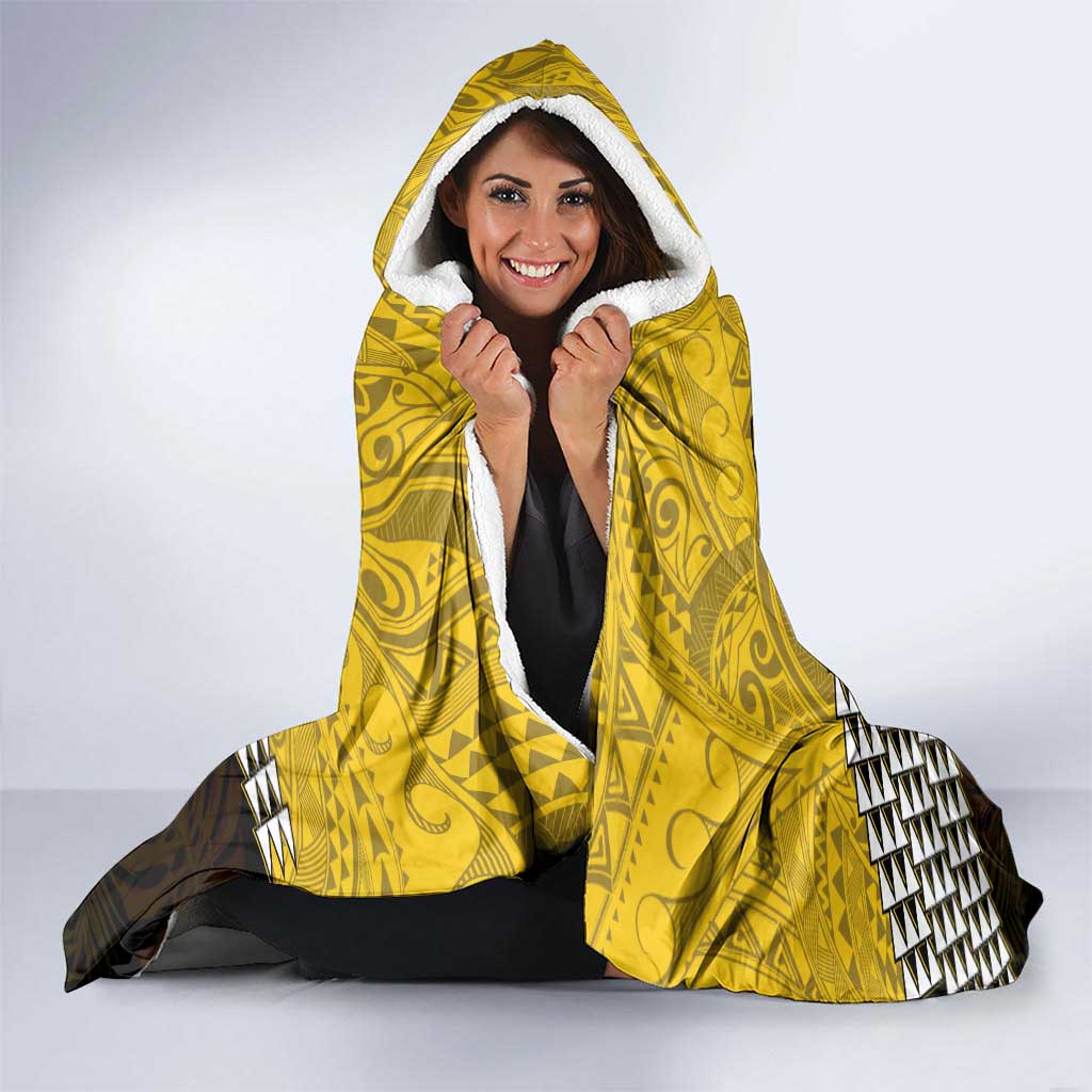 Hawaii Nanakuli High Alumni Custom Hooded Blanket Kanaka Arrows Tropical Vibes