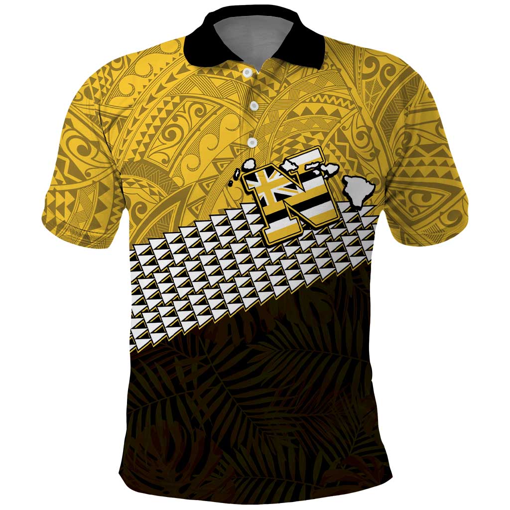 Hawaii Nanakuli High Alumni Custom Polo Shirt Kanaka Arrows Tropical Vibes