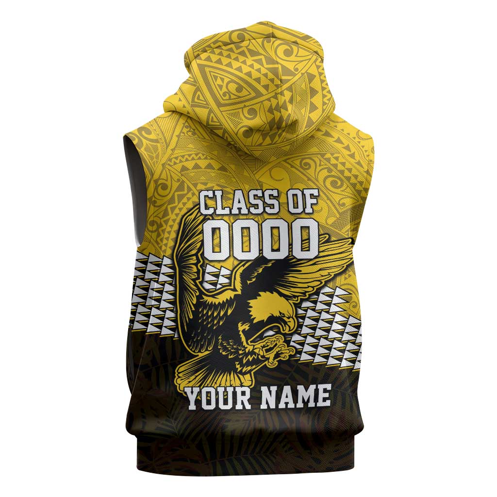 Hawaii Nanakuli High Alumni Custom Sleeveless Hoodie Kanaka Arrows Tropical Vibes LT7 - Polynesian Pride