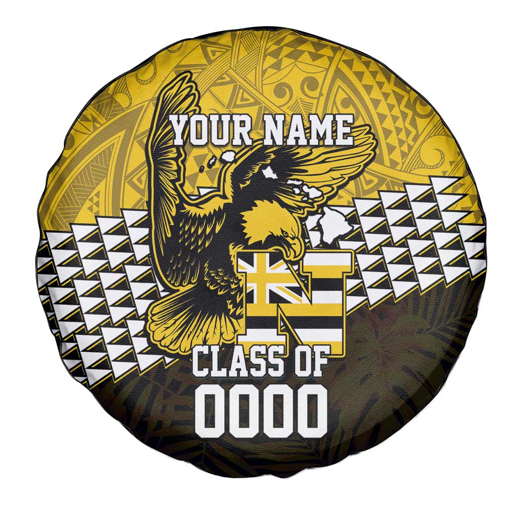 Hawaii Nanakuli High Alumni Custom Spare Tire Cover Kanaka Arrows Tropical Vibes
