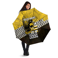 Hawaii Nanakuli High Alumni Custom Umbrella Kanaka Arrows Tropical Vibes LT7 - Polynesian Pride