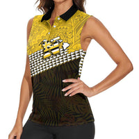Hawaii Nanakuli High Alumni Custom Women Sleeveless Polo Shirt Kanaka Arrows Tropical Vibes LT7 - Polynesian Pride