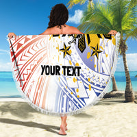 Philippines Independence Day Beach Blanket Eagle Mix Filipino Flag Tribal Style LT7 - Polynesian Pride