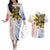 Philippines Independence Day Couples Matching Off The Shoulder Long Sleeve Dress and Hawaiian Shirt Eagle Mix Filipino Flag Tribal Style