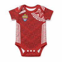 Custom Tonga Rugby Baby Onesie Mate Ma'a Tonga Champions