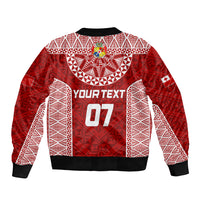 Personalised Tonga Rugby Bomber Jacket Mate Ma'a Tonga Champions LT7 - Polynesian Pride