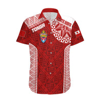 Personalised Tonga Rugby Hawaiian Shirt Mate Ma'a Tonga Champions LT7 Red - Polynesian Pride