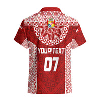 Personalised Tonga Rugby Hawaiian Shirt Ikale Tahi Champions World Cup 2023 LT7 - Polynesian Pride