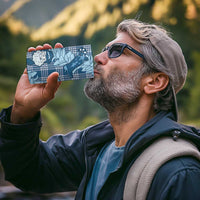 Blue Palaka Hawaii Cowboy Christmas 4 in 1 Can Cooler Tumbler Paniolo Mix Maile Lei - Polynesian Pride