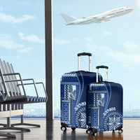 Samoa Siapo Motif Luggage Cover Classic Style - Bue Ver LT7 - Polynesian Pride