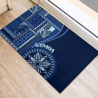 Samoa Siapo Motif Rubber Doormat Classic Style - Bue Ver LT7 - Polynesian Pride