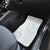 Samoa White Sunday Car Mats Classic Siapo Style LT7 - Polynesian Pride