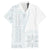 Samoa White Sunday Family Matching Off Shoulder Maxi Dress and Hawaiian Shirt Classic Siapo Style LT7 Dad's Shirt - Short Sleeve White - Polynesian Pride