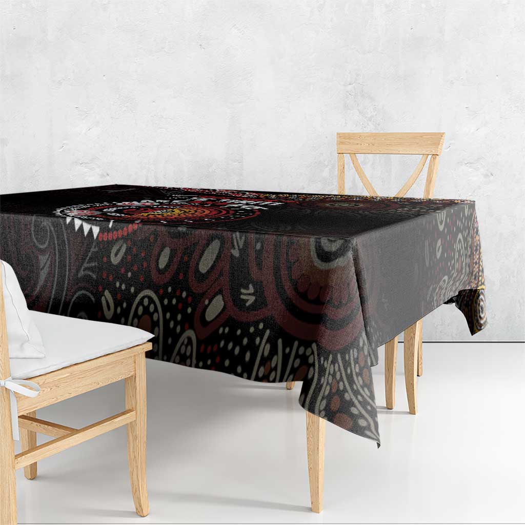 Aotearoa and Australia Indigenous Tablecloth Stand Together For Te Tiriti LT7 - Polynesian Pride