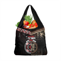 Aotearoa and Samoa Together For Te Tiriti Grocery Bag Kowhaiwhai Mix Siapo
