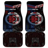 Aotearoa and Samoa Together For Te Tiriti Car Mats Kowhaiwhai Mix Siapo - Flag Color