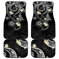 Polynesia Tribal Car Mats Tentacles Plumeria