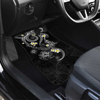 Polynesia Tribal Car Mats Tentacles Plumeria