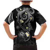 Polynesia Tribal Family Matching Mermaid Dress and Hawaiian Shirt Tentacles Plumeria LT7 - Polynesian Pride