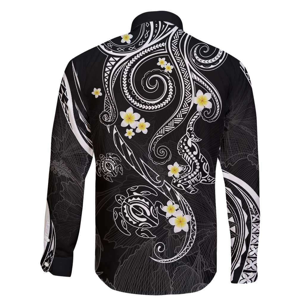 Polynesia Tribal Family Matching Summer Maxi Dress and Hawaiian Shirt Tentacles Plumeria LT7 - Polynesian Pride