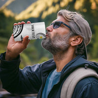 Polynesia Tribal 4 in 1 Can Cooler Tumbler White Plumeria Tentacles