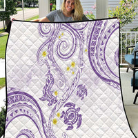 Polynesia Tribal Quilt Lilac Plumeria Tentacles LT7 Lilac - Polynesian Pride
