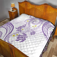 Polynesia Tribal Quilt Lilac Plumeria Tentacles LT7 - Polynesian Pride