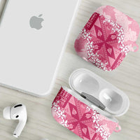 Bula Fiji Plumeria Tagimoucia Salusalu Pink AirPods Case Kaiviti Masi LT7 - Polynesian Pride