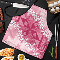 Bula Fiji Plumeria Tagimoucia Salusalu Pink Apron Kaiviti Masi LT7 Pink - Polynesian Pride