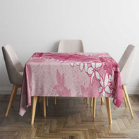 Bula Fiji Plumeria Tagimoucia Salusalu Pink Tablecloth Kaiviti Masi LT7 - Polynesian Pride
