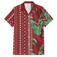 Women's Day Samoa Malu Tattoo Inspired Mix Teuila Hawaiian Shirt Scarlet LT7 Scarlet - Polynesian Pride