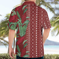 Women's Day Samoa Malu Tattoo Inspired Mix Teuila Hawaiian Shirt Scarlet LT7 - Polynesian Pride