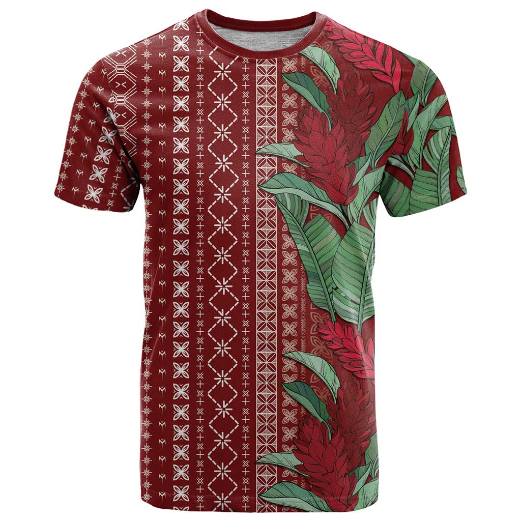 Women's Day Samoa Malu Tattoo Inspired Mix Teuila T Shirt Scarlet
