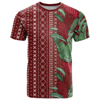 Women's Day Samoa Malu Tattoo Inspired Mix Teuila T Shirt Scarlet