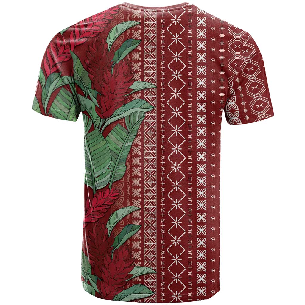 Women's Day Samoa Malu Tattoo Inspired Mix Teuila T Shirt Scarlet