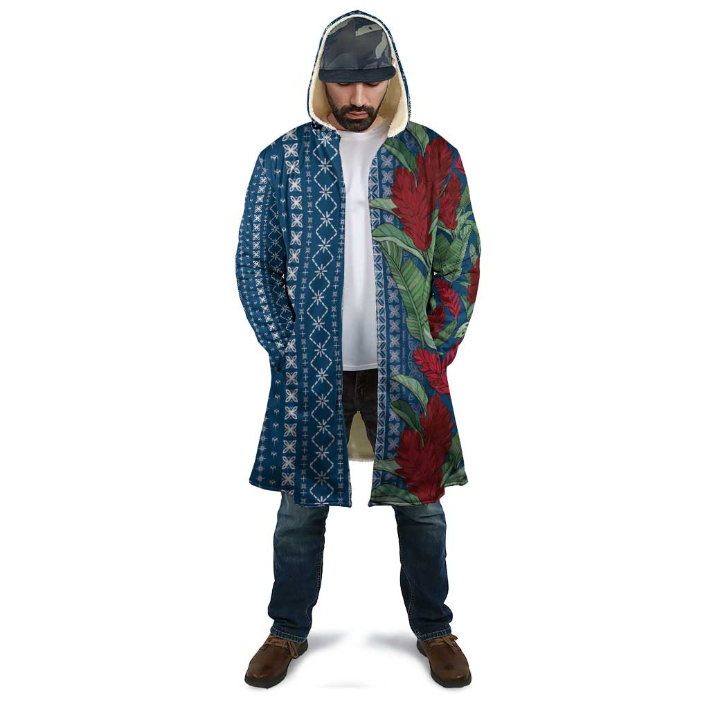 Women's Day Samoa Malu Tattoo Inspired Mix Teuila Cloak Royal Blue