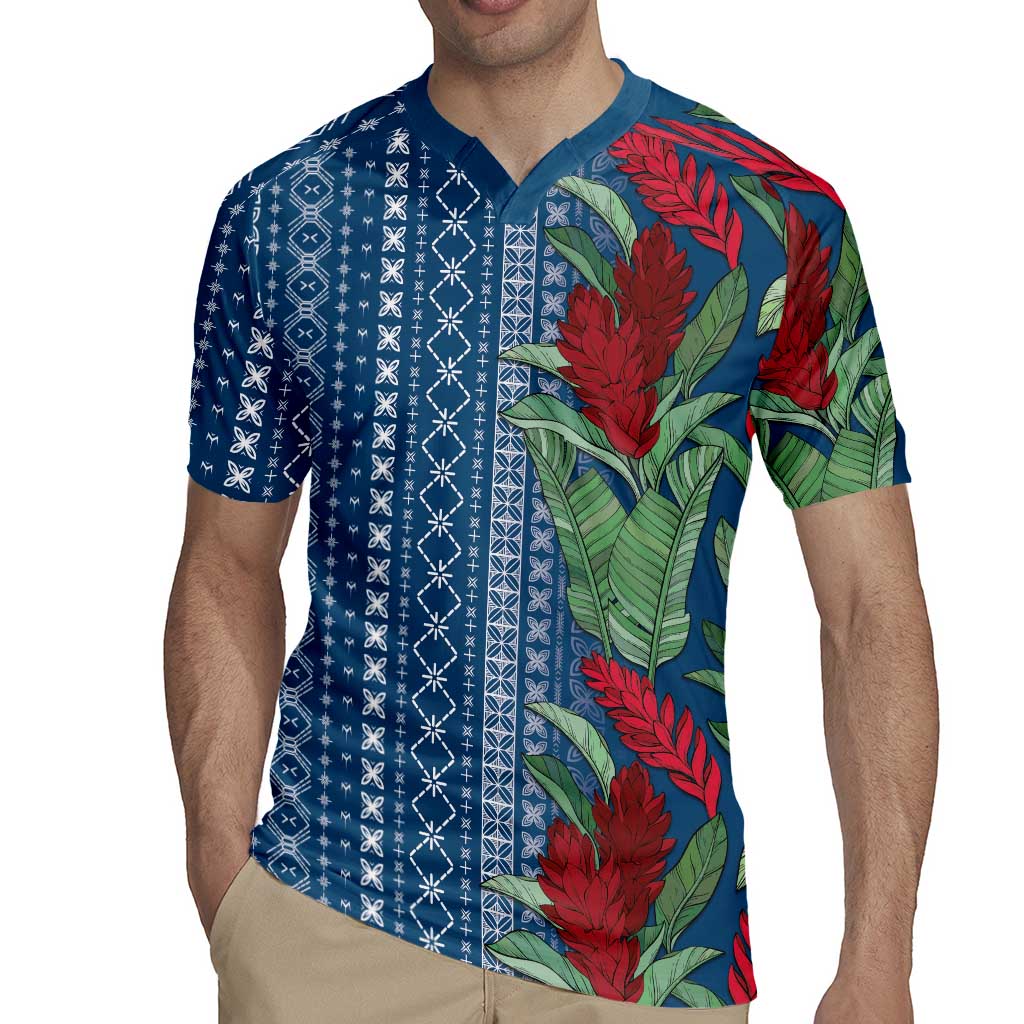 Women's Day Samoa Malu Tattoo Inspired Mix Teuila Rugby Jersey Royal Blue