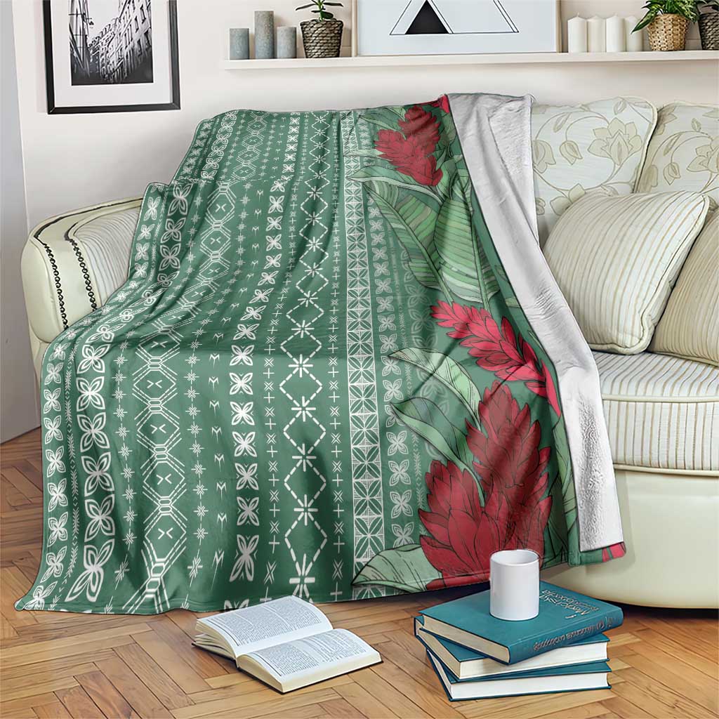 Women's Day Samoa Malu Tattoo Inspired Mix Teuila Blanket Sage Green