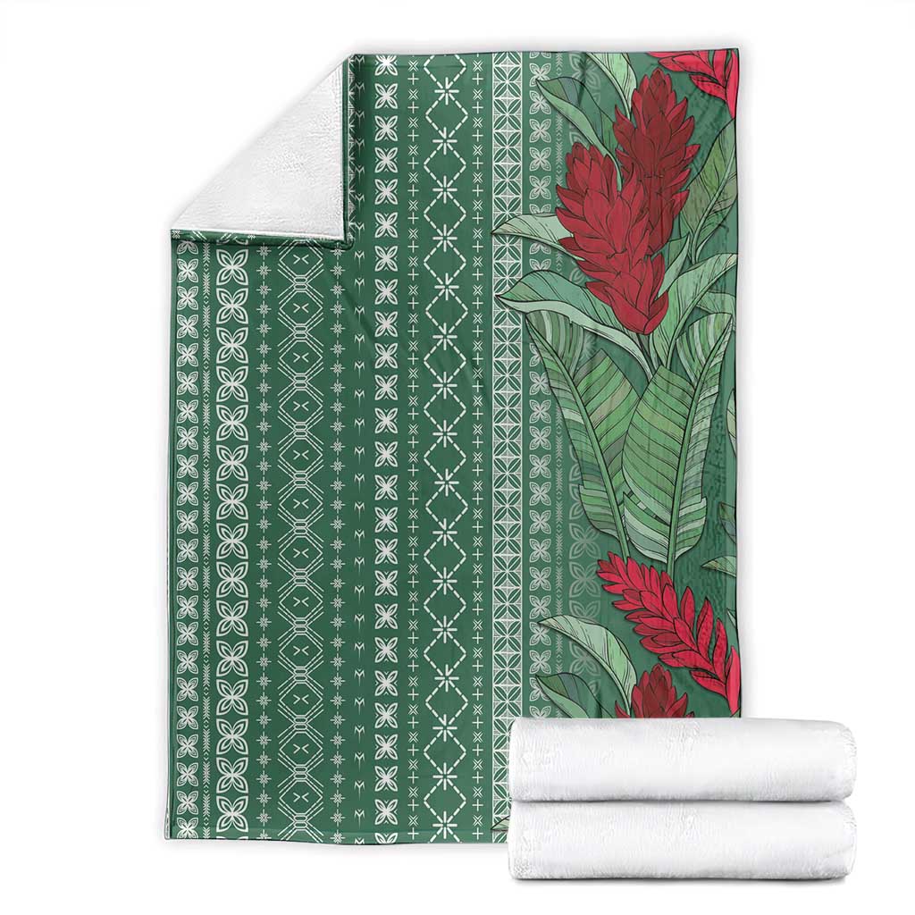 Women's Day Samoa Malu Tattoo Inspired Mix Teuila Blanket Sage Green