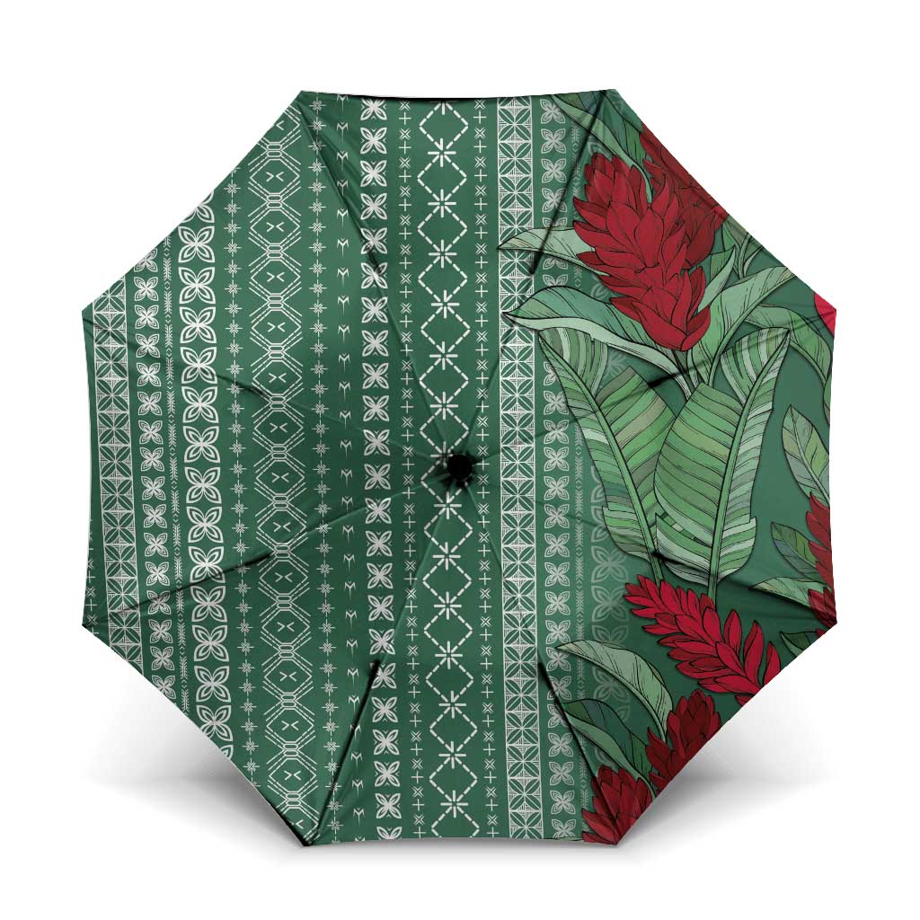 Women's Day Samoa Malu Tattoo Inspired Mix Teuila Umbrella Sage Green
