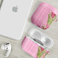 Women's Day Samoa Malu Tattoo Inspired Mix Teuila AirPods Case Rose Pink