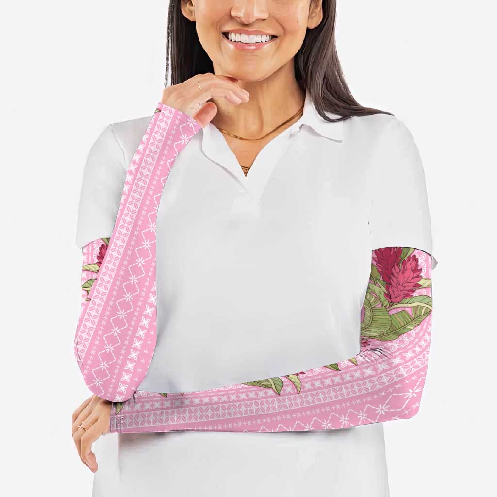 Women's Day Samoa Malu Tattoo Inspired Mix Teuila Arm Sleeves Rose Pink