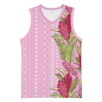Women's Day Samoa Malu Tattoo Inspired Mix Teuila Basketball Jersey Rose Pink