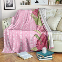 Women's Day Samoa Malu Tattoo Inspired Mix Teuila Blanket Rose Pink