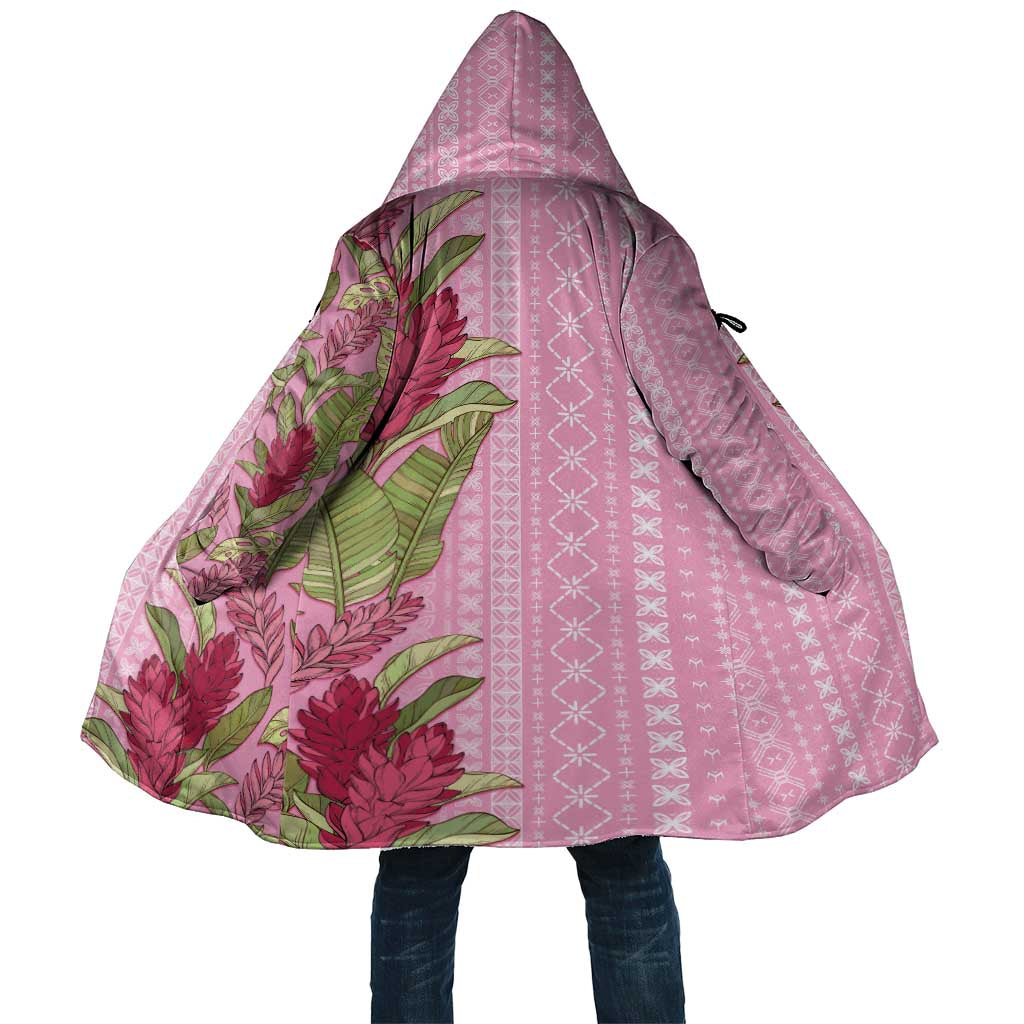 Women's Day Samoa Malu Tattoo Inspired Mix Teuila Cloak Rose Pink