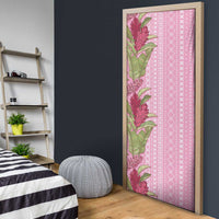 Women's Day Samoa Malu Tattoo Inspired Mix Teuila Door Cover Rose Pink